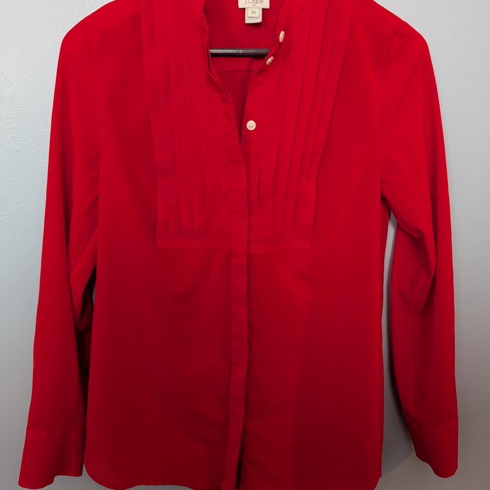 Elegant Red Women's Top